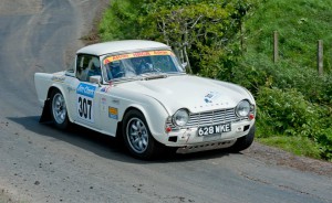 Fitted to the trick little triumph TR4