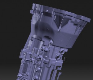 ZF sx speed gearbox from desert Warrior scanned in 3D