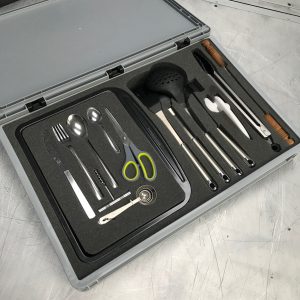4x4 campervan shadow foam cutlery drawer