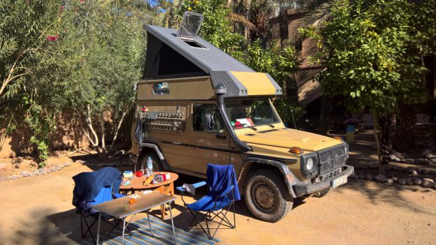 mercedes g wagon off road camper, bought not built