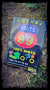 route 99 bike only camping in France