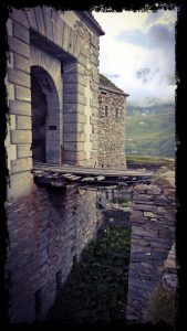 overland wild camp at abandonded fort in France