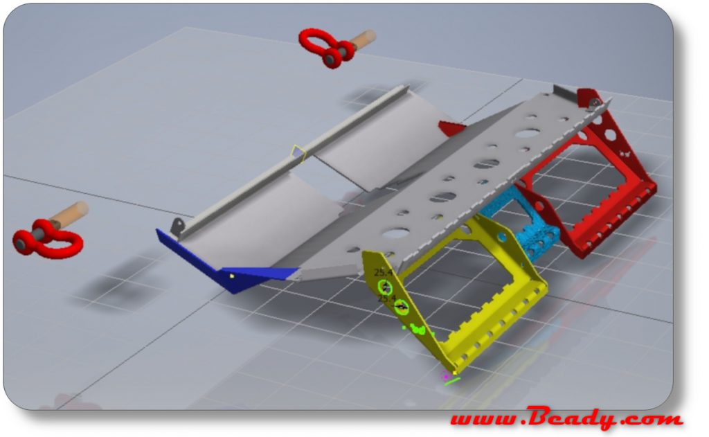 3d model of extreme amazing campervan step