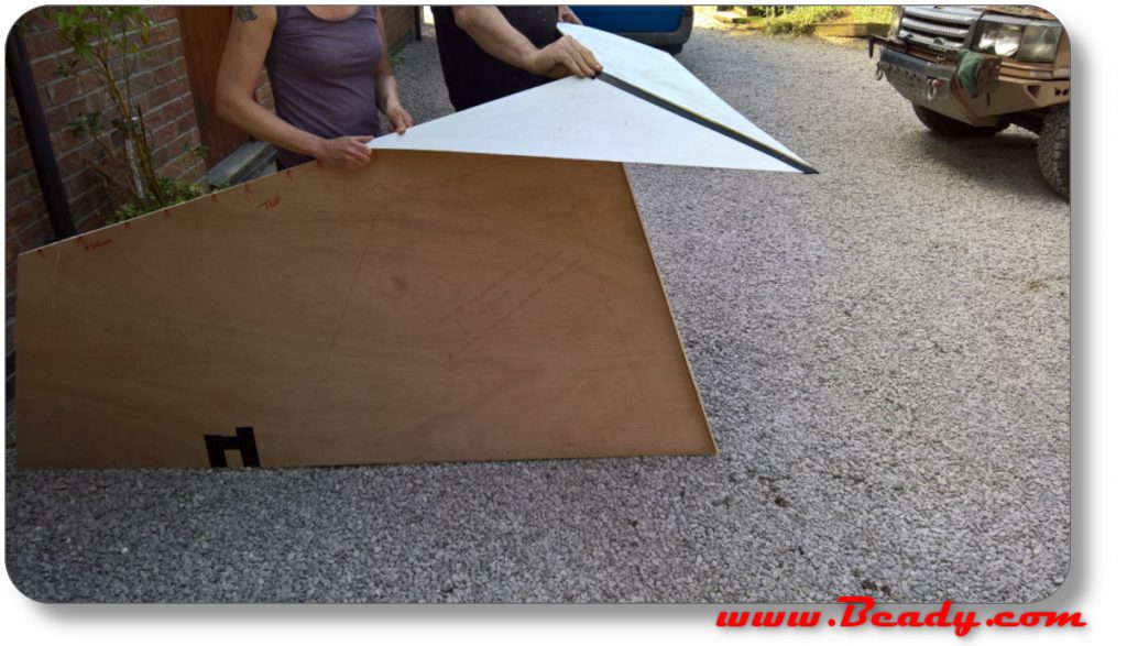 roof template for campervan material