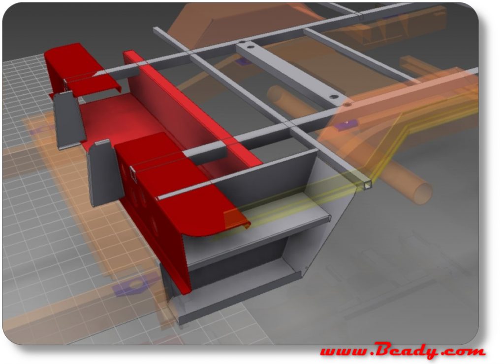 3d model of camper floor for overlander