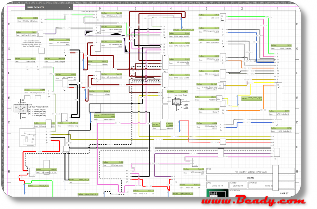 Range Rover P38 Wiring Diagram - Wiring Diagram