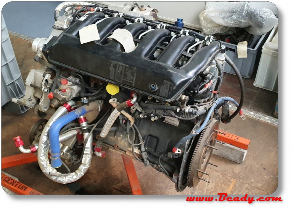 BMW diesel race engine from the steyr factory, Dakar, range rover campervan