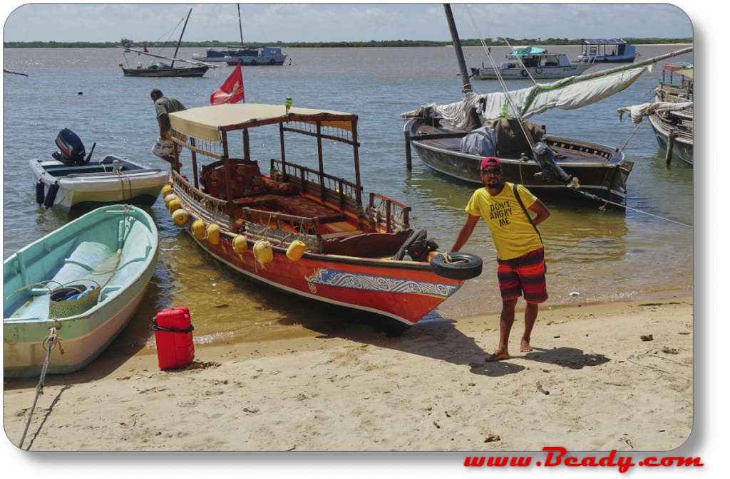 Farid our captain for the trips around Lamu