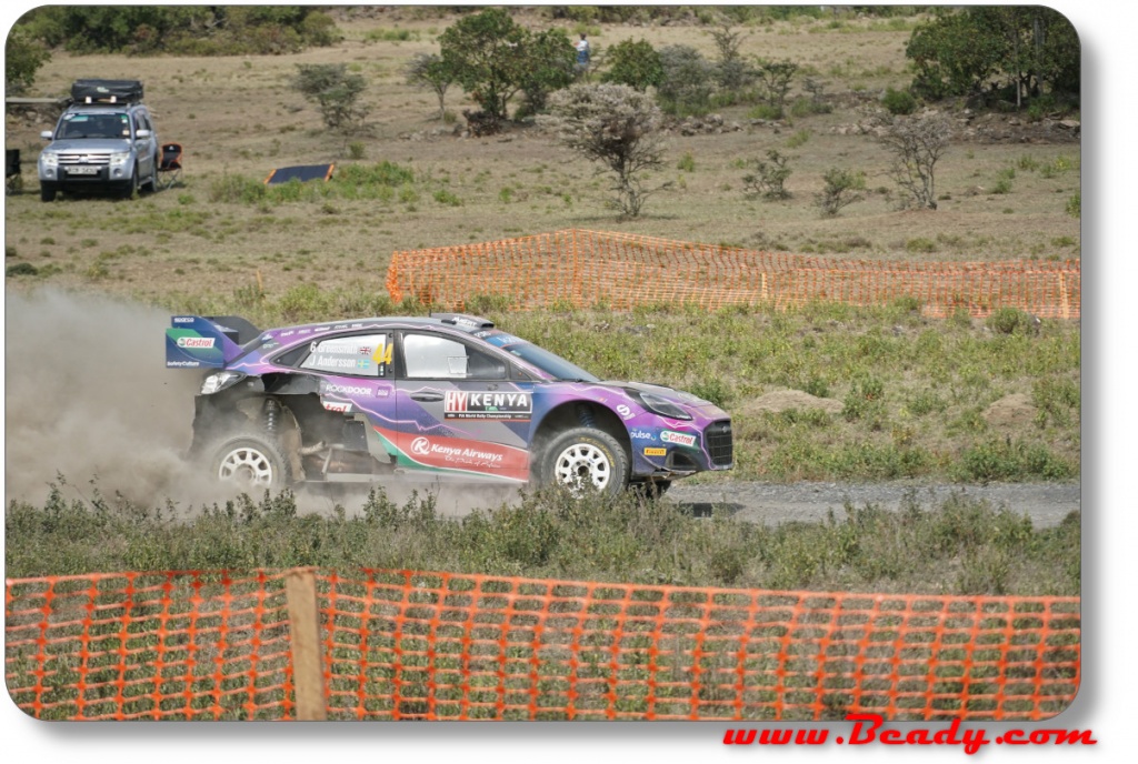 ford puma WRC Kenya 2022 with smashed bodywork