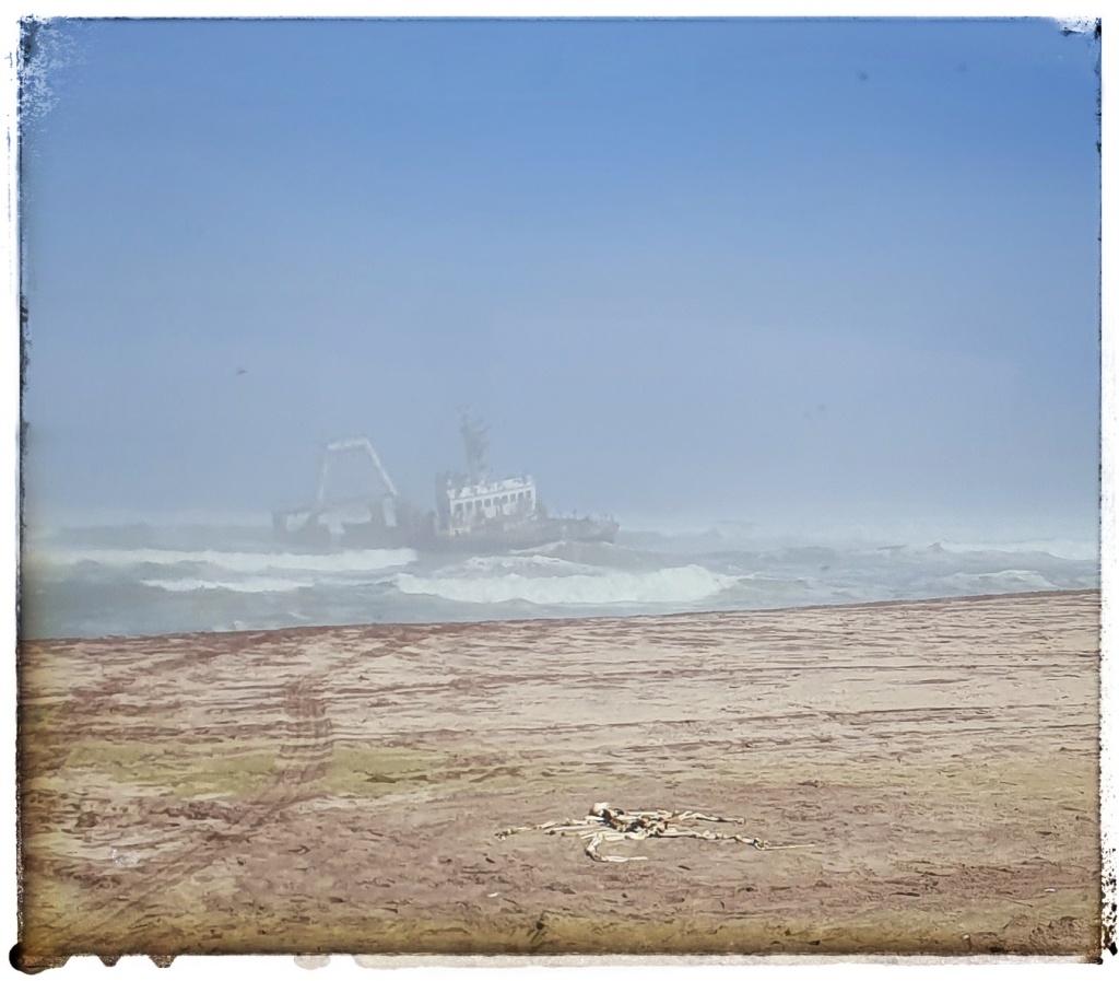shipwreck on namibian coast