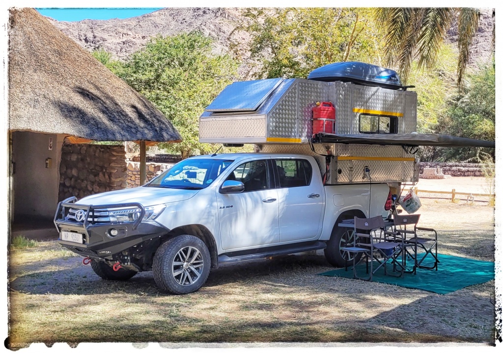 top heavy camper with top box