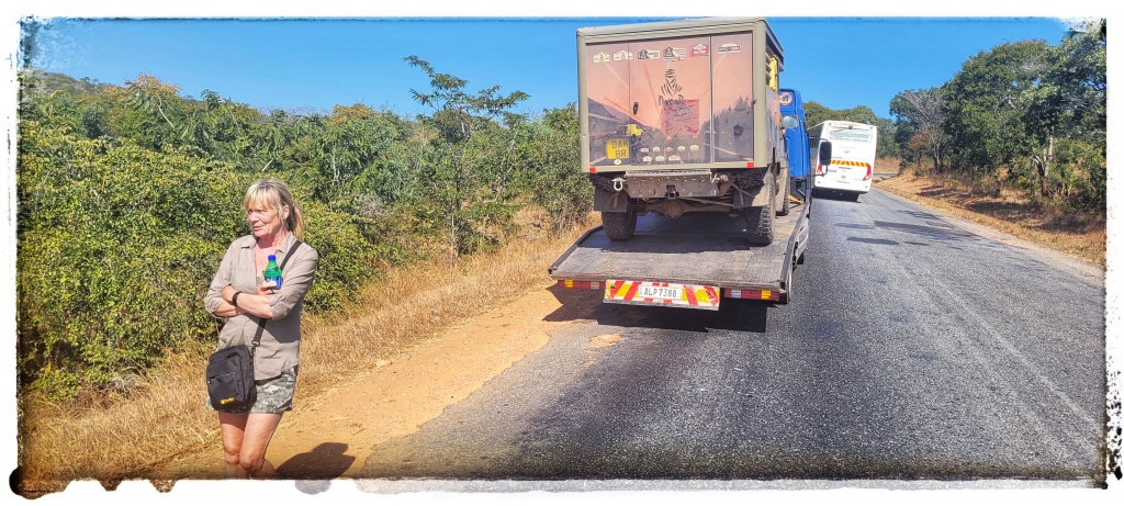 p38 on recovery truck in Africa