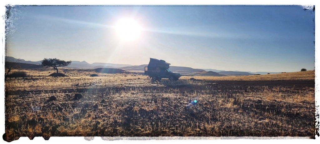 wild camping in namibia