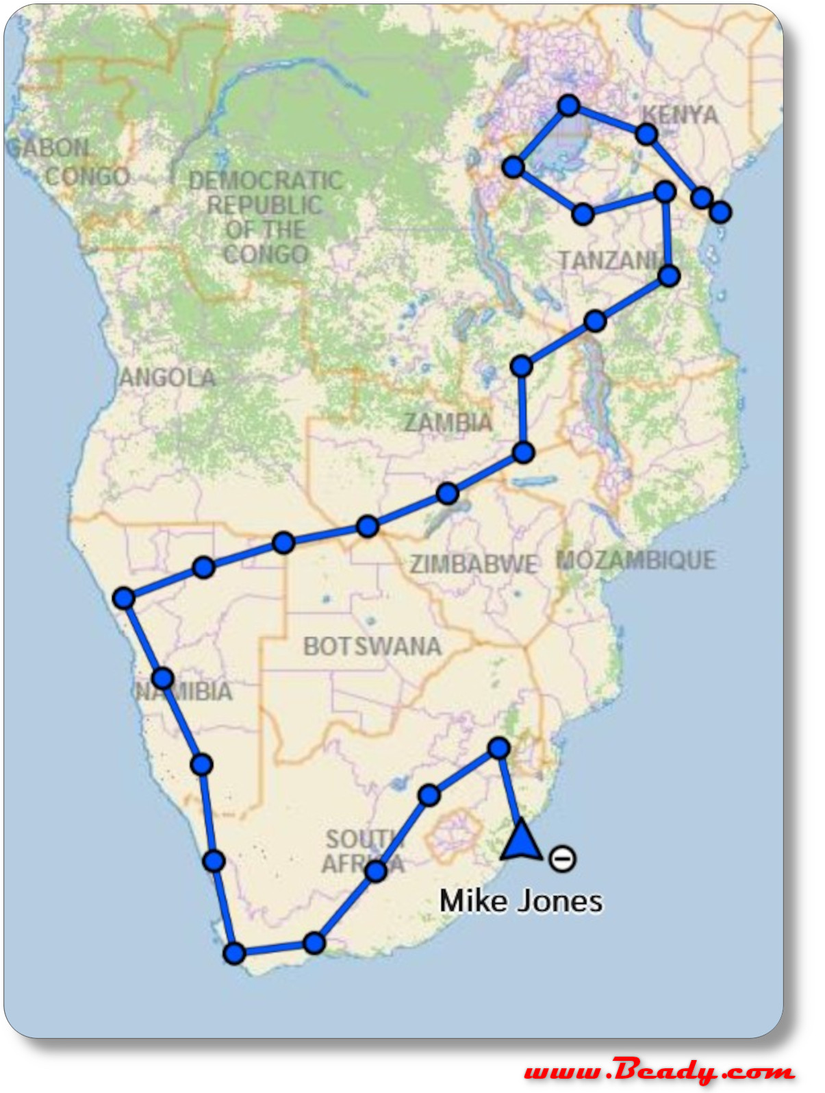 Dogger route around africa 2022
