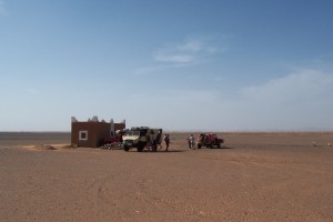 Cafe on the edge of the Sahara