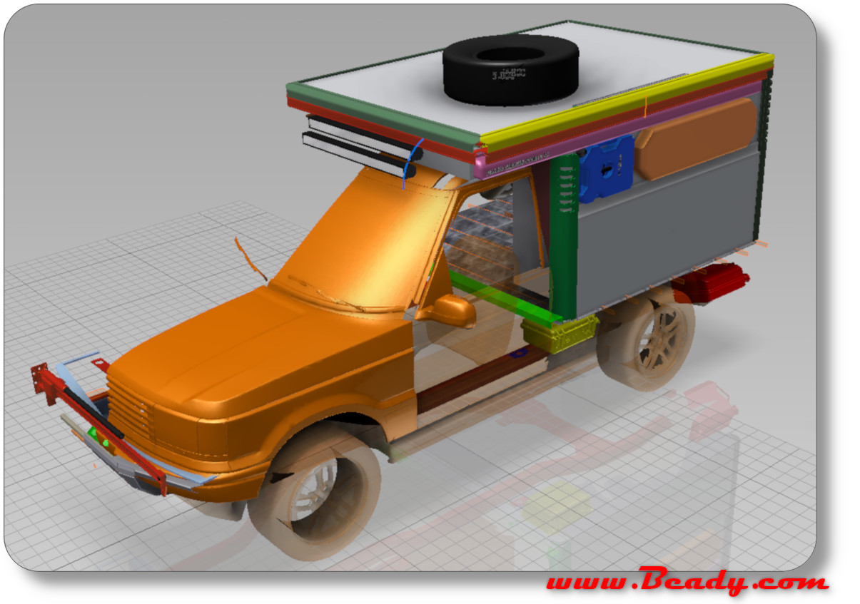 CAD model of Range rover hi detail