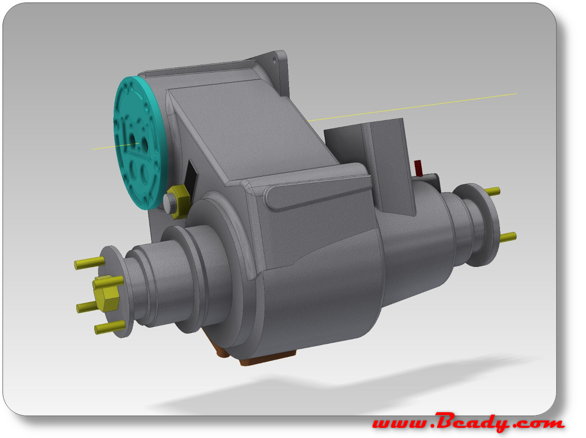 Land Rover LT230R transfer case 3D model (FREE).