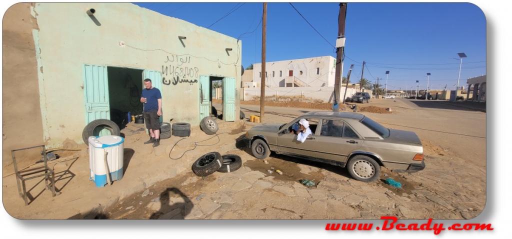 tyre shop Mauratanean style