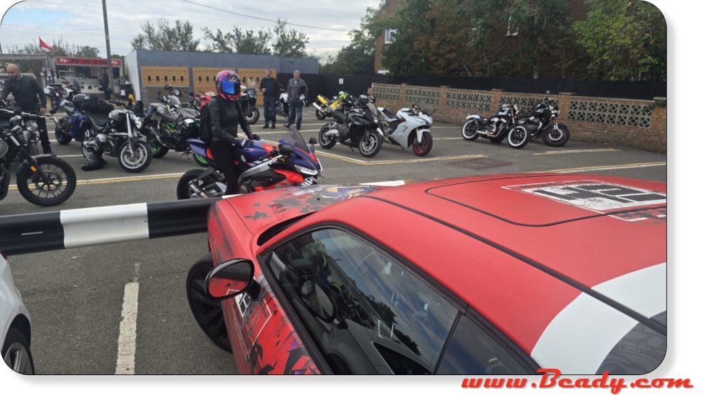 Super Sausage cafe on the A5 a big bikers ride out place