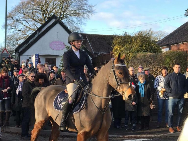Boxing Day hunt in Woore.